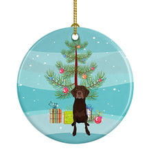 Load image into Gallery viewer, Labrador Retriever Chocolate #2 Christmas Ceramic Ornament