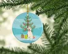 Load image into Gallery viewer, Labrador Retriever Yellow #1 Christmas Ceramic Ornament