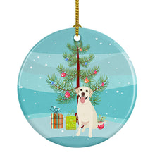 Load image into Gallery viewer, Labrador Retriever Yellow #1 Christmas Ceramic Ornament