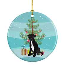 Load image into Gallery viewer, Pit Bull Black #1 Christmas Ceramic Ornament