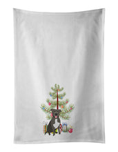 Load image into Gallery viewer, Pit Bull Blue #3 Christmas White Kitchen Towel Set of 2