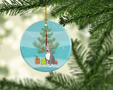 Load image into Gallery viewer, Pit Bull Blue #5 Christmas Ceramic Ornament