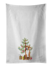 Load image into Gallery viewer, Pit Bull Fawn #3 Christmas White Kitchen Towel Set of 2