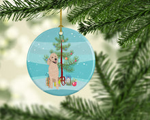 Load image into Gallery viewer, Poodle Standard Cafe Au Lait Christmas Ceramic Ornament