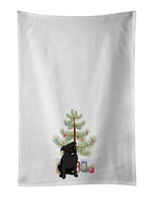 Load image into Gallery viewer, Pug Black #1 Christmas White Kitchen Towel Set of 2