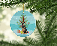 Load image into Gallery viewer, Rottweiler Black and Tan #2 Christmas Ceramic Ornament