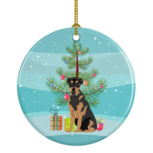 Load image into Gallery viewer, Rottweiler Black and Tan #2 Christmas Ceramic Ornament