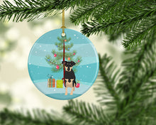Load image into Gallery viewer, Rottweiler Black and Tan #3 Christmas Ceramic Ornament