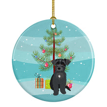 Load image into Gallery viewer, Schnauzer Black #1 Christmas Ceramic Ornament