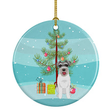 Load image into Gallery viewer, Schnauzer Salt and Pepper #3 Christmas Ceramic Ornament