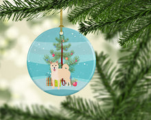 Load image into Gallery viewer, Shiba Inu Cream #1 Christmas Ceramic Ornament