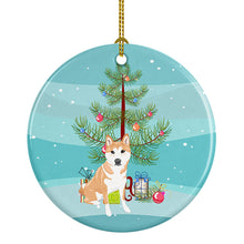 Load image into Gallery viewer, Shiba Inu Red #2 Christmas Ceramic Ornament