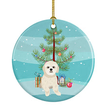 Load image into Gallery viewer, Shih-Tzu Gold #3 Christmas Ceramic Ornament