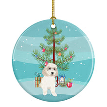 Load image into Gallery viewer, Shih-Tzu Gold #7 Christmas Ceramic Ornament