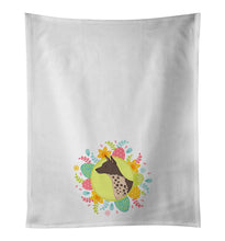 Load image into Gallery viewer, American Hairless Terrier Easter White Kitchen Towel Set of 2