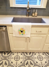 Load image into Gallery viewer, Pug Easter White Kitchen Towel Set of 2