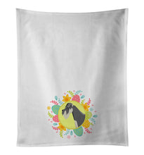 Load image into Gallery viewer, Schnauzer Easter White Kitchen Towel Set of 2