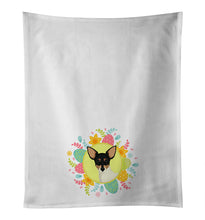 Load image into Gallery viewer, Toy Fox Terrier Easter White Kitchen Towel Set of 2