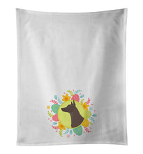 Load image into Gallery viewer, Mexican Hairless Dog Xolo Easter White Kitchen Towel Set of 2