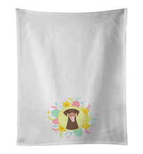 Load image into Gallery viewer, Doberman Pinscher Red and Rust Natural Ears #1 Easter White Kitchen Towel Set of 2