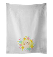Load image into Gallery viewer, Poodle Toy Apricot #2 Easter White Kitchen Towel Set of 2