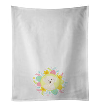 Load image into Gallery viewer, Poodle Toy Cream Easter White Kitchen Towel Set of 2