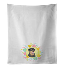 Load image into Gallery viewer, Rottweiler Black and Tan #7 Easter White Kitchen Towel Set of 2