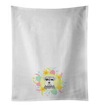 Load image into Gallery viewer, Schnauzer Salt and Pepper #1 Easter White Kitchen Towel Set of 2