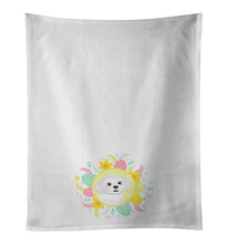 Load image into Gallery viewer, Shih-Tzu Silver and White #1 Easter White Kitchen Towel Set of 2