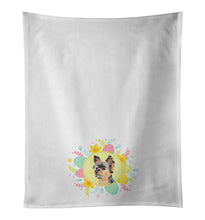 Load image into Gallery viewer, Yorkie Black and Gold #2 Easter White Kitchen Towel Set of 2