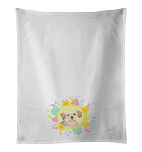 Load image into Gallery viewer, Yorkie Blue and Tan #1 Easter White Kitchen Towel Set of 2