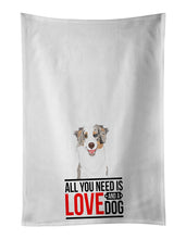 Load image into Gallery viewer, Australian Shepherd Red Merle Tricolor #1  White Kitchen Towel Set of 2