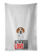 Load image into Gallery viewer, Beagle Tricolor #2  White Kitchen Towel Set of 2