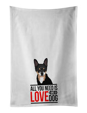 Load image into Gallery viewer, Chihuahua Tricolor #2  White Kitchen Towel Set of 2