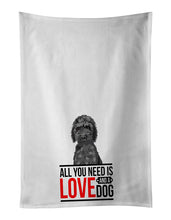 Load image into Gallery viewer, Doodle Black #2  White Kitchen Towel Set of 2