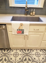 Load image into Gallery viewer, Doodle Fawn #2  White Kitchen Towel Set of 2