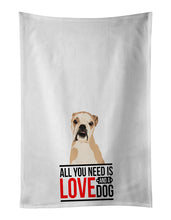 Load image into Gallery viewer, English Bulldog Fawn Puppy  White Kitchen Towel Set of 2