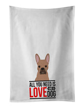 Load image into Gallery viewer, French Bulldog Cream  White Kitchen Towel Set of 2