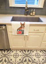Load image into Gallery viewer, Pembroke Welsh Corgi Sable and White  White Kitchen Towel Set of 2