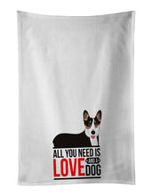 Load image into Gallery viewer, Pembroke Welsh Corgi Tricolor Black-Headed #2  White Kitchen Towel Set of 2