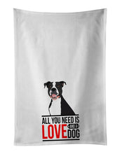 Load image into Gallery viewer, Pit Bull Black #3  White Kitchen Towel Set of 2