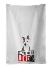 Load image into Gallery viewer, Pit Bull Blue #4  White Kitchen Towel Set of 2