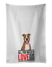 Load image into Gallery viewer, Pit Bull Fawn #2  White Kitchen Towel Set of 2