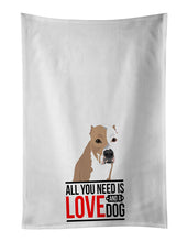 Load image into Gallery viewer, Pit Bull Fawn #4  White Kitchen Towel Set of 2