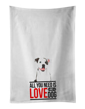 Load image into Gallery viewer, Pit Bull White #3  White Kitchen Towel Set of 2