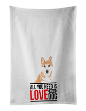 Load image into Gallery viewer, Shiba Inu Red #2  White Kitchen Towel Set of 2