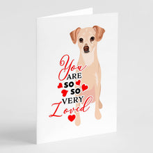 Load image into Gallery viewer, Chihuahua Cream so Loved Greeting Cards -  Blank Note Cards – 8-Pack of Artist-Designed Cards with Envelopes