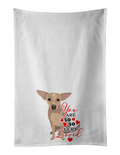 Load image into Gallery viewer, Chihuahua Silver so Loved White Kitchen Towel Set of 2
