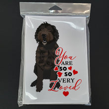 Load image into Gallery viewer, Doodle Chocolate #1 so Loved Greeting Cards -  Blank Note Cards – 8-Pack of Artist-Designed Cards with Envelopes