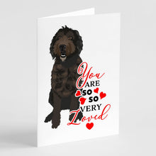 Load image into Gallery viewer, Doodle Chocolate #1 so Loved Greeting Cards -  Blank Note Cards – 8-Pack of Artist-Designed Cards with Envelopes